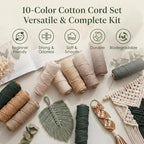 Timgle 20 Rolls Macrame Cord 3 mm X 875 Yards, Spring Colors - Image 6