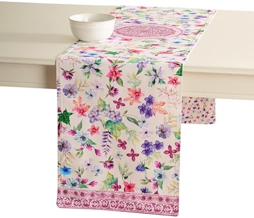 Maison d' Hermine Table Runner 100% Cotton 14.50" x 108" (Double Layer) by MaisondHermine