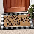 Tinideya 2 Pcs Merry Christmas Layered Doormat Set, 23.6" X 35.4" - Image 6