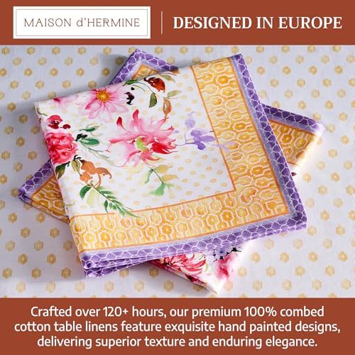 Maison d' Hermine Cloth Napkins Set of 4 100% Combed Cotton (20" x 20") - Image 3