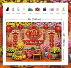Vietnamese New Year Backdrop 2027 Tết Việt NAM Lunar New Year Party Decor - Image 5