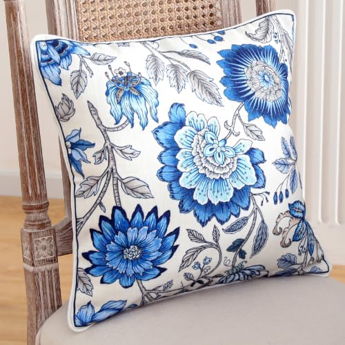 ISAENNE Designer Velvet Throw Pillow Cover,Set of 2,18"x18"-Blanch - Image 2