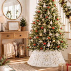 Soulchen Faux Fur Christmas Tree Collar - Image 5