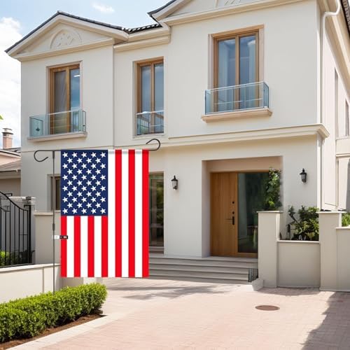 6 Pcs Garden Flag Holder Stand, Premium Garden Flag Pole Holder, Metal Yard Flags Holders, Weather-Proof Flagpole with Clip and Spring Stopper for Outdoor Gardens Yard Decor Decoration - Image 6