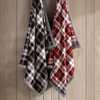 Eddie Bauer - Throw Blanket, Ultra-Soft Plush Bedding with Faux Shearling Reverse, Blanket for Couch & Bed (Parkwood Plaid Red, 50" x 70") - Image 7