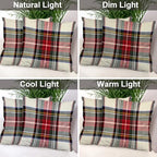 Batmerry Scottish Tartan Throw Pillow Covers, Green Wool Plaid Symmetric Square Fashion Decorative Pillow Covers Digital Printing Blended Fabric for Couch Sofa Bed Invisible Zipper 24X24 in(Set of 2) - Image 7