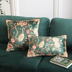 ISAENNE Designer French Velvet Throw Pillow Cover,Set of 2,20"x12"-Mitchell - Image 4