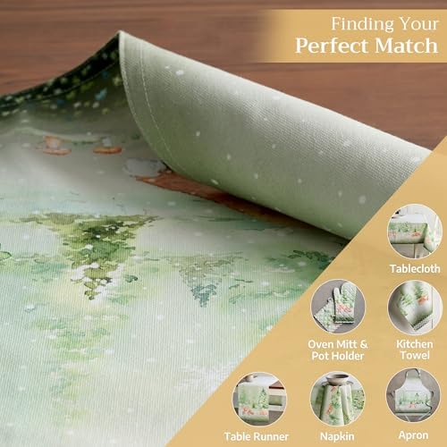 Maison d' Hermine Placemats Set of 4 Reusable 100% Cotton (13"x19") - Image 6