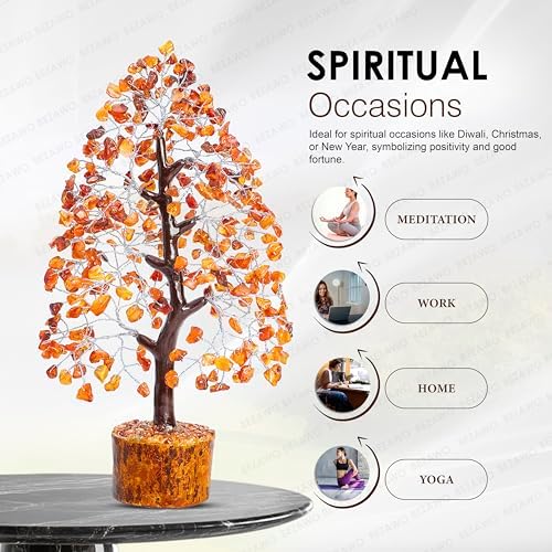 Crocon® Carnelian Crystals Tree, Birthday Gifts for Women, House Warming - Image 5