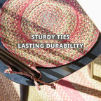 Homespice Cider Barn Jute Braided Chair Pads, Round 15" Set of 2 - Image 2