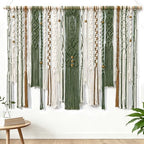 MEIVINES Macrame Wall Hanging Large Boho Tapestry Macrame Wall Art Decor by MEIVINES