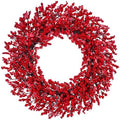 22" Christmas Wreath for Front Door, Christmas Decorations by Nztze%E2%80%93EverlastingGreenery