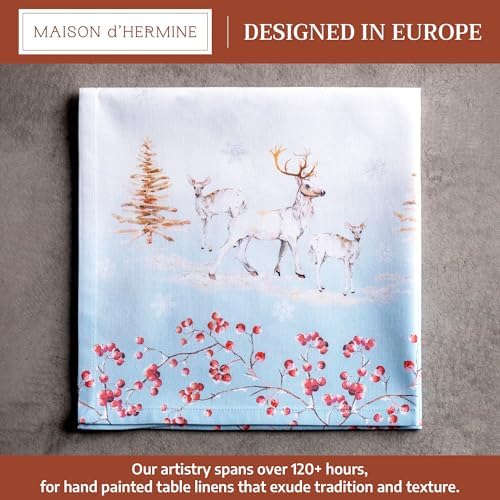 Maison d' Hermine Cloth Napkins Set of 4 Reusable 100% Cotton (20" x 20") - Image 2