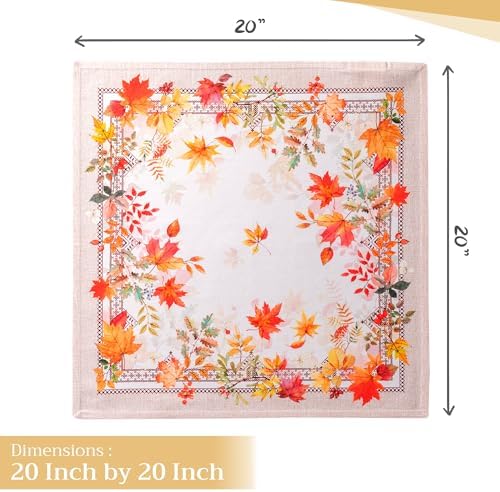 Maison d' Hermine Cloth Napkins Set of 4 Reusable 100% Cotton (20" x 20") - Image 4