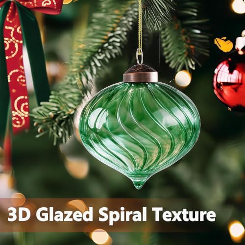 12Pcs Glass Christmas Balls for Christmas Tree - Image 7