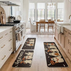 Artoid Mode Black Halloween Kitchen Mats Set of 3-17"x29"+17"x36"+17"x47" - Image 5