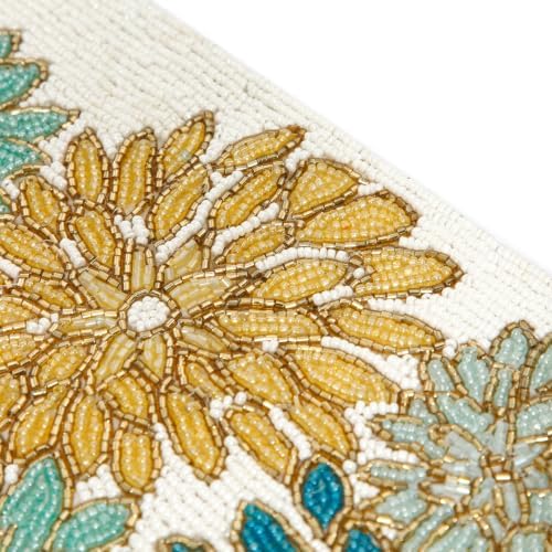Hand Beaded Multi Table Runner 13x36 Accent Wedding Décor - Image 3