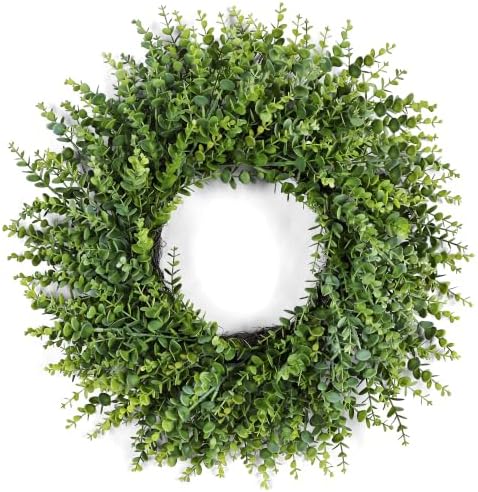 26 Inch Boxwood Wreaths for Front Door Spring Summer Fall All Seasons by MDSTBN
