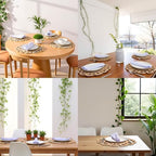 13.8" Set of 8 Round Seagrass Placemats by Laquedecraft - Image 3