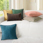 CaliTime Decorative Couch Throw Pillow Covers 22 X 22 Inches Gold - Image 4