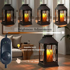Candle Warmer Lamp with Timer, Farmhouse Rustic Lantern-Dark Bronze - Image 2
