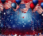 Patriotic 4th of July Backdrop Decorations American Flag 15x8ft - Image 2