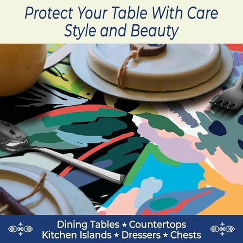 Heat Resistant Table Runner, 39 x 12 Inch - Tropicalia Design - Image 3
