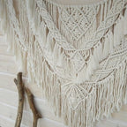 QLBUJ Large Macrame Wall Hanging Natural Driftwood Macrame Tapestry Above Headboard Boho Home Decor for Bedroom Living Room Apartment Wedding Party,36" W X 28" L - Image 7