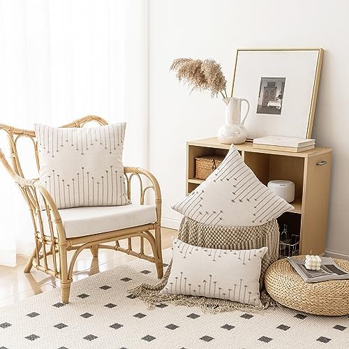 LILEPOY Boho Throw Pillow Covers 12x20 Farmhouse Lumbar Couch Pillow case - Image 4