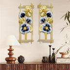 BIOGRN 2 Pcs 3D Metal Wall Art, 34"x15" Framed Ginkgo Wall Sculptures - Image 6