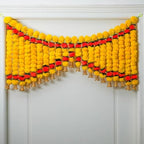 Colourful Traditional Toran | Toran Door Hanging | Marigold Decorations for Pooja, Bandhanwar, Diwali | Decorations for Door Mantle | Indian Thoranam | 3 Feet (Pack of 1) - Image 4
