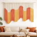 Tempospark Large Macrame Wall Hanging 59" x 39", Handmade Dip-Dyed Macrame Wall Art Tapestry, Boho Wall Hanging for Bedroom Above Bed, Living Room, Apartment, Entryways Decor by Tempospark