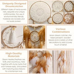 Artilady Dream Catchers Boho Wall Decor, Native Americn Wall Art with Light - Image 6