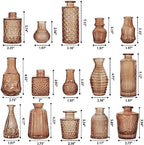 Glass Bud Vase Set of 32 Pcs, Small Glass Vases for Flowers - Image 2