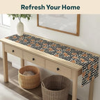 Christmas Table Runners | Gingerbread Plaid | Seasonal Table Decorations | Home Kitchen Decor | Made in The USA | Stain Resistant | 14" x 72" Long - Image 4