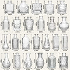 Arme Glass Bud vases in Bulk，Small Glass Flower Vase for Centerpieces 60Pcs - Image 3