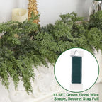 yofit 12FT Cedar Garland Christmas Decorations for Door Frame & Stairs - Image 4