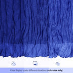 14 Pack Royal Blue Cheesecloth Table Runner 17x108 Inch Semi Sheer Boho Gauze Cheese Cloth Fabric Table Runners, for Wedding Party Baby Shower Birthday Home Decor Garden Farmhouse - Image 7