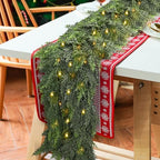 6FT Cedar Christmas Garland with Light, Extra Full Artificial Cedar Garland with 840 Tips, LED Lights with 8 Modes, Holiday Garland for Mantel, Staircase, Doorway - Image 3