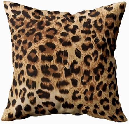TOMWISH Leopard Print Pillow Covers 26x26 Set of 2 Throw Pillow Covers - Image 2