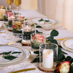 TBWIND 12pcs 4 Inch Clear Glass Cylinder Vases for Centerpieces - Image 4