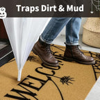 Halloween Door Mat, Non Slip Front Welcome Mat Outdoor Indoor 24x36 - Image 3