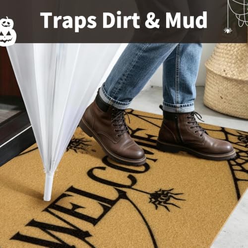 Halloween Door Mat, Non Slip Front Welcome Mat Outdoor Indoor 24x36 - Image 3