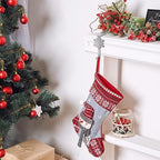 Lounsweer 12 Pcs Snowflake Christmas Stocking Holders - Image 4