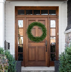 36" Pre-Lit Eastern Pine Artificial Christmas Wreath - Clear Lights - Image 2