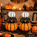 Marsui 2 Set 11.8'' Helloween Stacked Pumpkins Decoration by Marsui