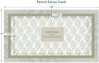 Vintage Floral Rectangle Tablecloth 60x108 Inch Olive Bloom - Image 3