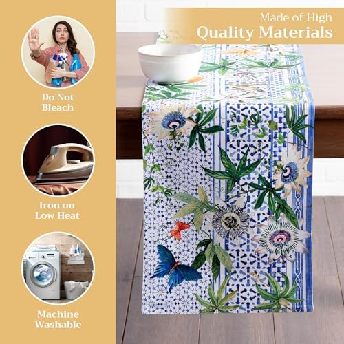 Maison d' Hermine Table Runner 100% Cotton 14.50" x 72" (Double Layer) - Image 3