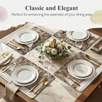 Pimpernel Wooden White Christmas Placemats - Set of 4 - Image 5