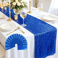ShinyBeauty Blue Sequin Table Runner 108 Inch, 15 Pack Wedding Party by ShinyBeauty